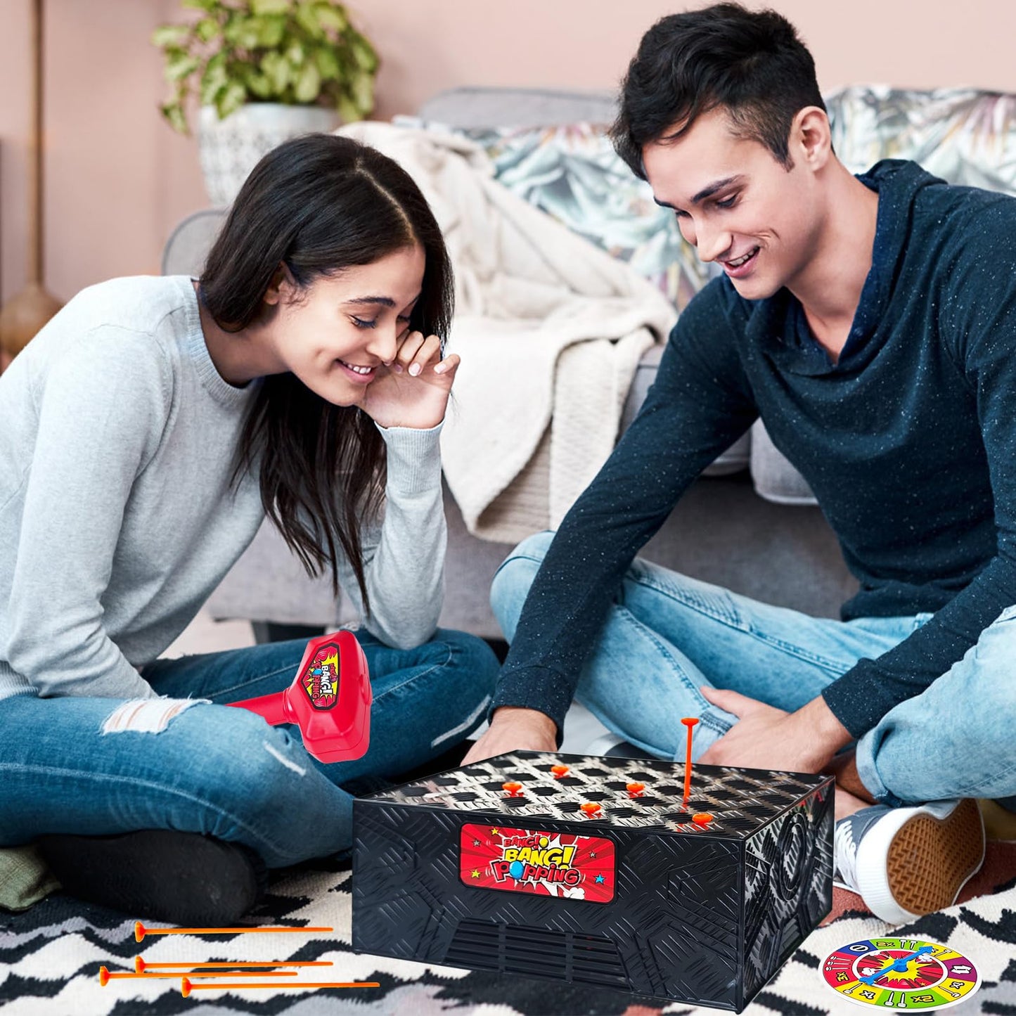 Zddaoole Balloon Pop Game – Blast Box Board Game for Family Parties | Exploding Balloon Fun