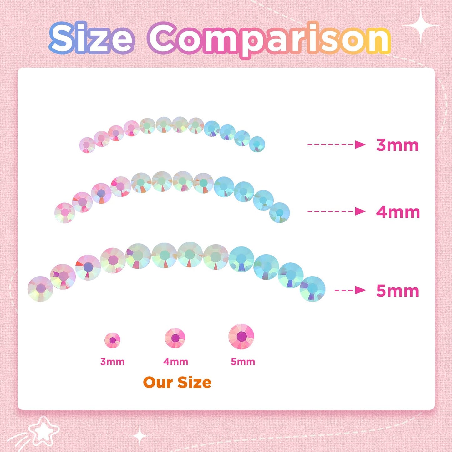 Zefy 40 Colors Resin Jelly Rhinestones – 4mm Bedazzling Kit with 19,000 Pcs & Glue