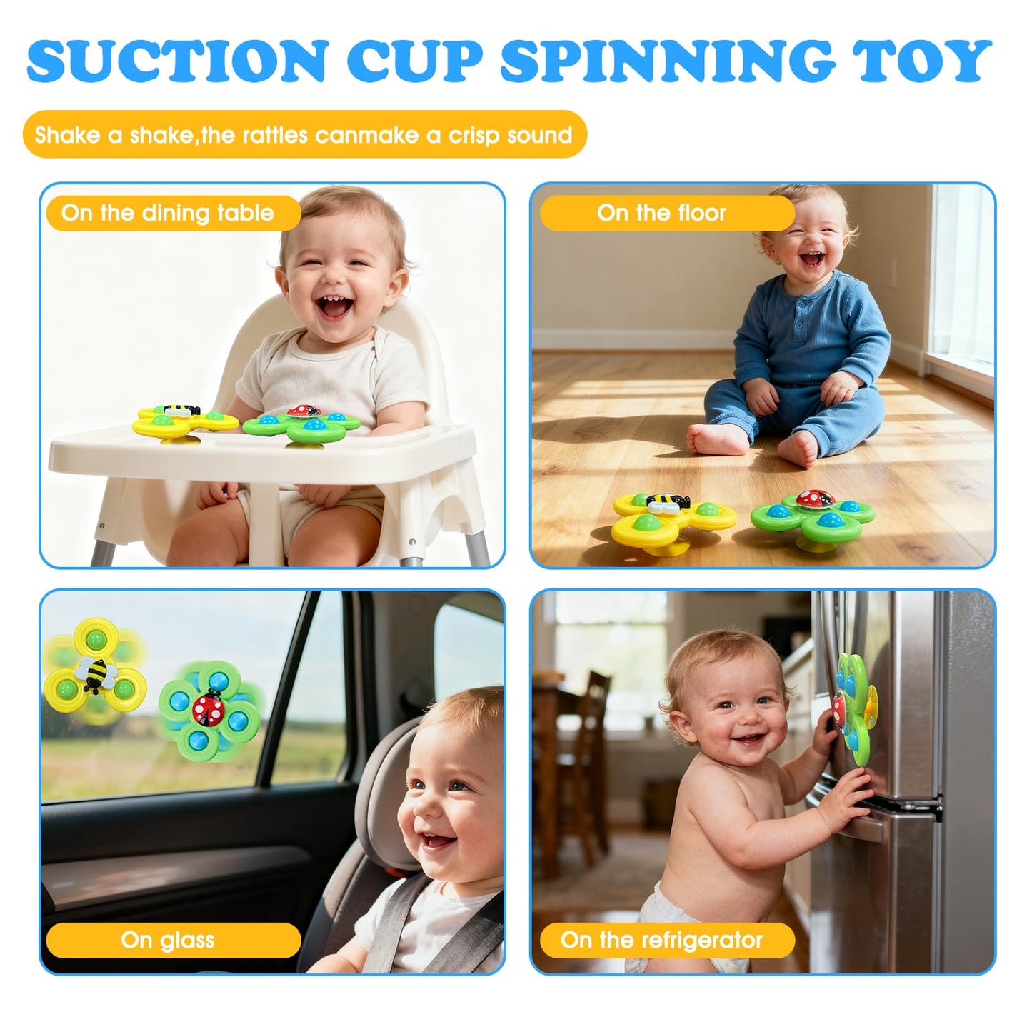 Zelvia 6-in-1 Montessori Baby Toys for 6–36 Months | Busy Cube, Stacking Cups & More
