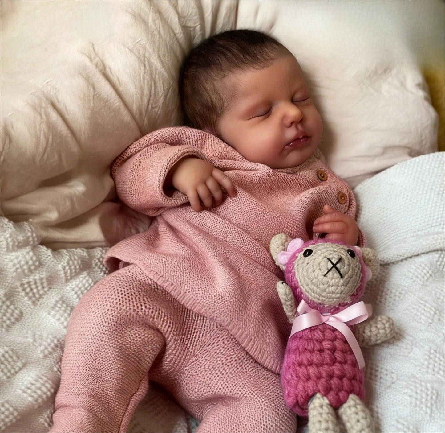 Zero Pam Reborn Baby Dolls – 20-Inch Full Silicone Realistic Baby Girl with Accessories