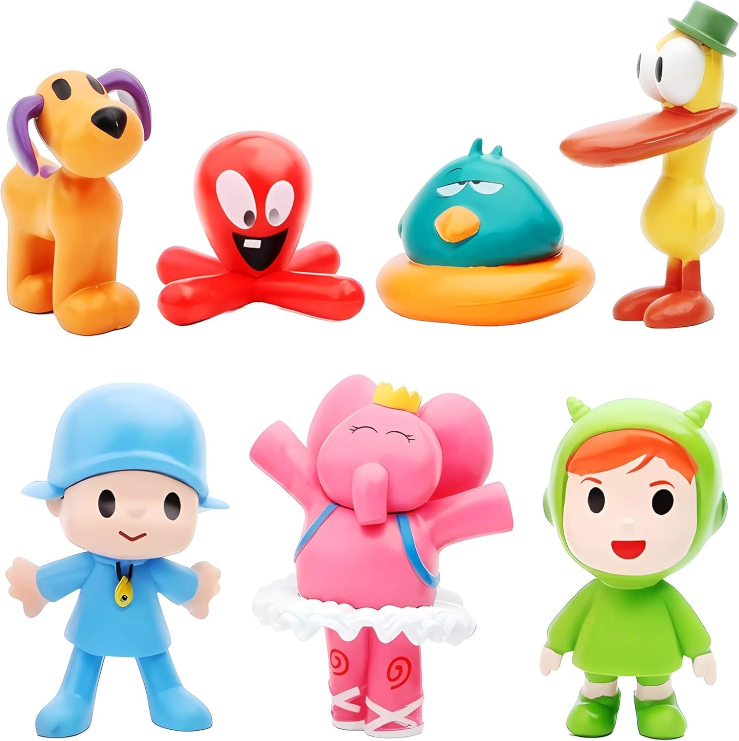 ZXNUFRZ Action Figure Dolls – Nina, Elly, Pato, Fred, Loula for Collectors