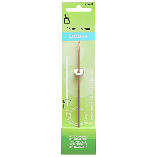 Crochet Hook: Interchangeable: Salmon: 15cm x 3.00mm