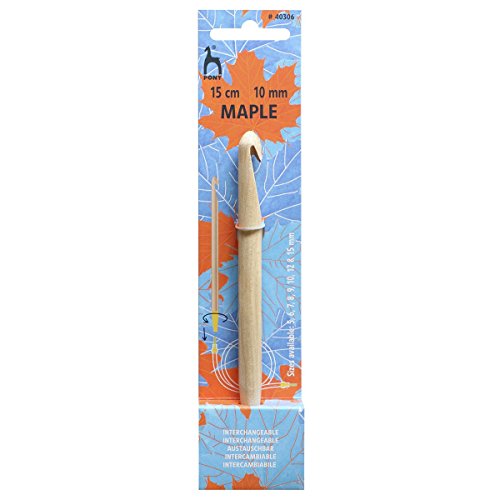 Crochet Hook: Interchangeable: Maple: 15cm x 10.00mm