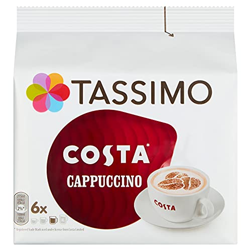Tassimo Costa Cappuccino 6 Discs, 210g