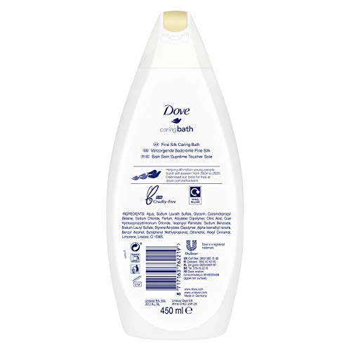 Dove Fine Silk Bath Soak 450 ml