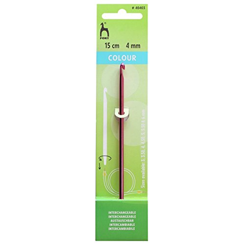 Crochet Hook: Interchangeable: Red: 15cm x 4.00mm