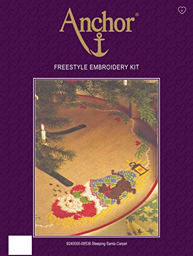 Anchor DCF001 Kits and Canvas, 100% Cotton, Graphic Floral, One Size