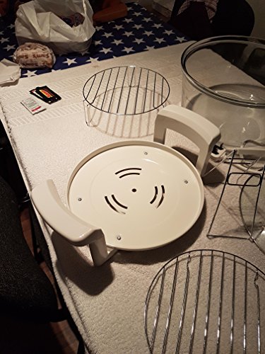 JML Halowave Self-cleaning halogen oven that cooks food faster and healthier - White