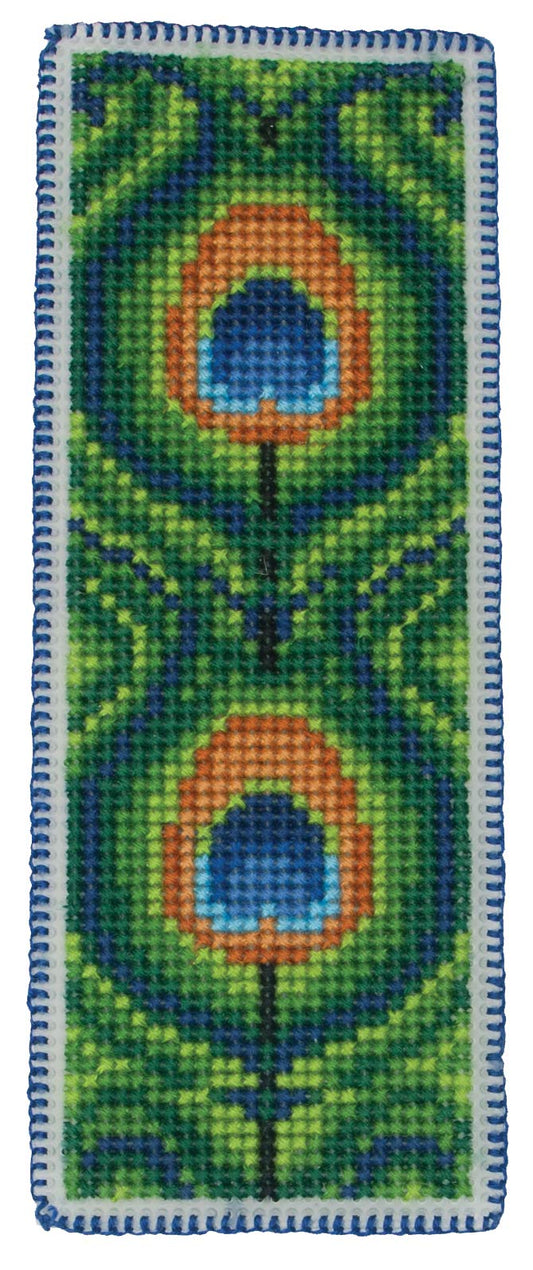 Anchor CS Bookmark-Peacock, Multi, 5.5 x 14.5cm