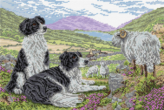 Anchor Counted Cross Stitch Kit: Essentials: Rural Life, Multi, 20 x 30cm