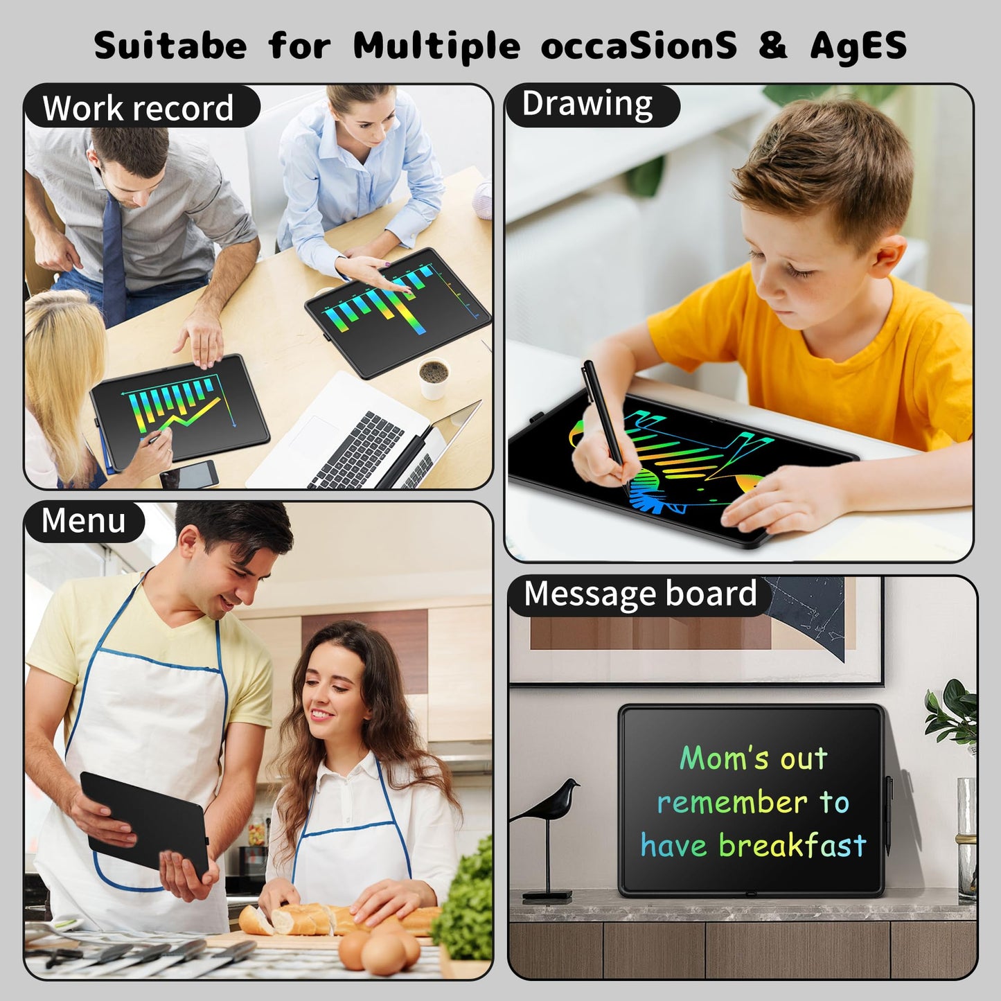 0 SMALL MODEL 20-Inch LCD Writing Tablet for Kids | Large Drawing Pad & Educational Toy