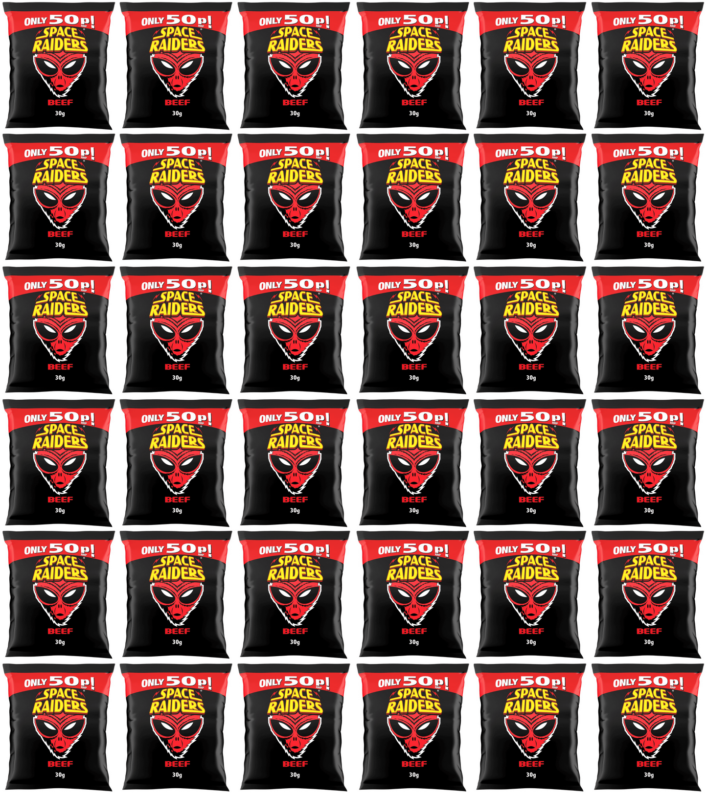 36 x Kp Space Raiders Beef - 30GM