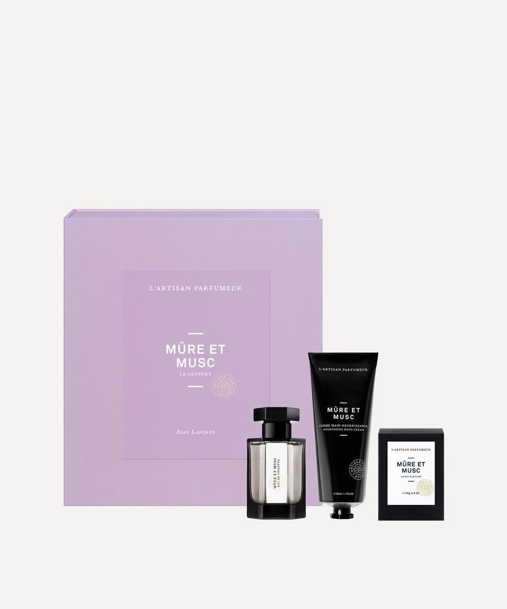 L'Artisan Parfumeur Mure Et Musc Giftset EDT Spray 50ml + Soap 25g + Hand Cream 50ml Unisex Fragrance
