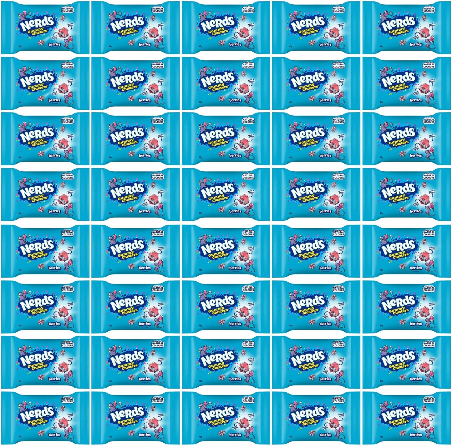 40 x Nerds Clusters Bag Berries - 45GM
