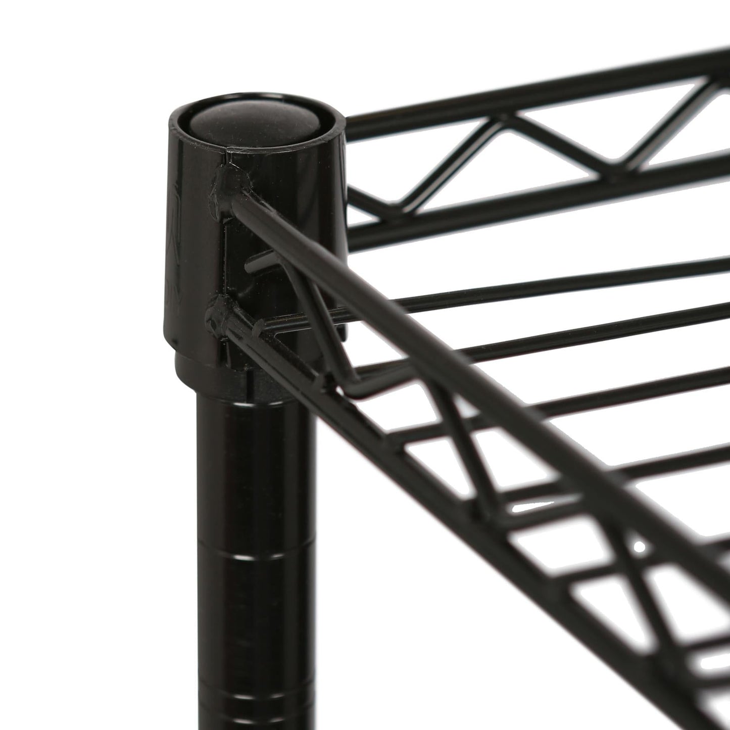 Adjustable Wire Shelving Unit - Black