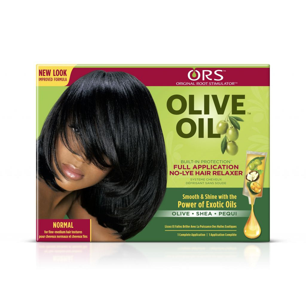 ORS Olive Oil No-Lye Hair Relaxer Full Application | Normal