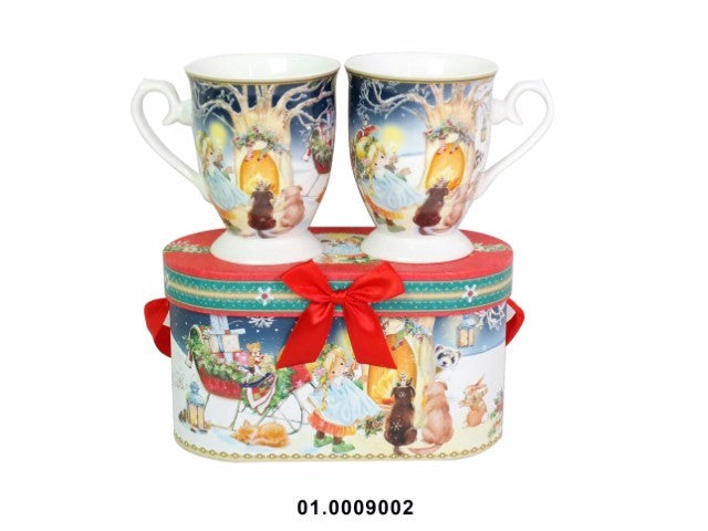 PORCELANA - GIFT BOX WITH COLORFUL MUG - DEC CHRISTMAS