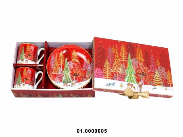 PORCELANA - GIFT BOX WITH COLORFUL MUG - DEC CHRISTMAS