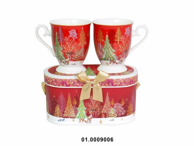 PORCELANA - GIFT BOX WITH COLORFUL MUG - DEC CHRISTMAS