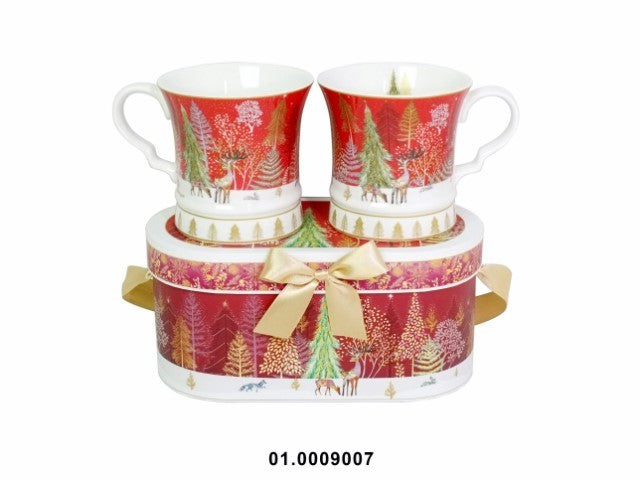 PORCELANA - GIFT BOX WITH COLORFUL MUG - DEC CHRISTMAS