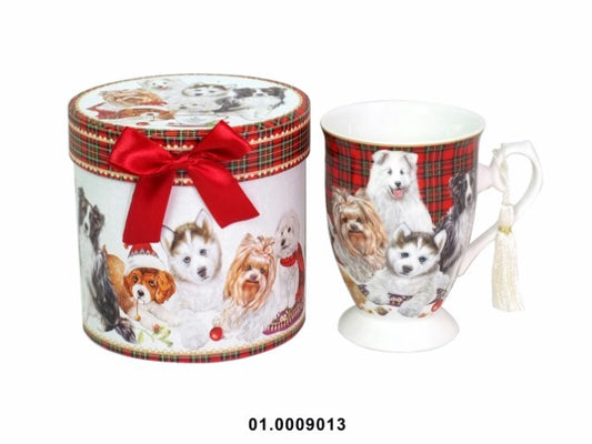 PORCELANA - GIFT BOX WITH COLORFUL MUG - DEC CHRISTMAS