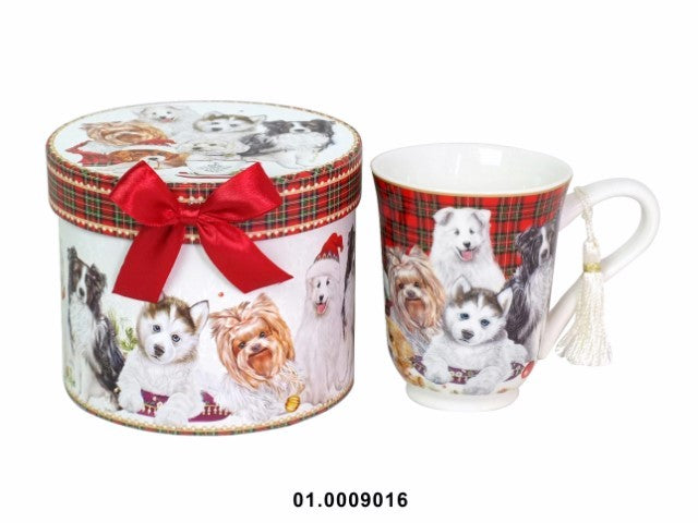 PORCELANA - GIFT BOX WITH COLORFUL MUG - DEC CHRISTMAS