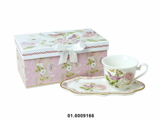 PORCELANA - GIFT BOX WITH COLORFUL TEA SET 23X13X10CM