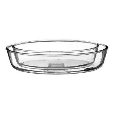 Freska Set Of Two Oval Glass Oven Dishes | Ovenlove
