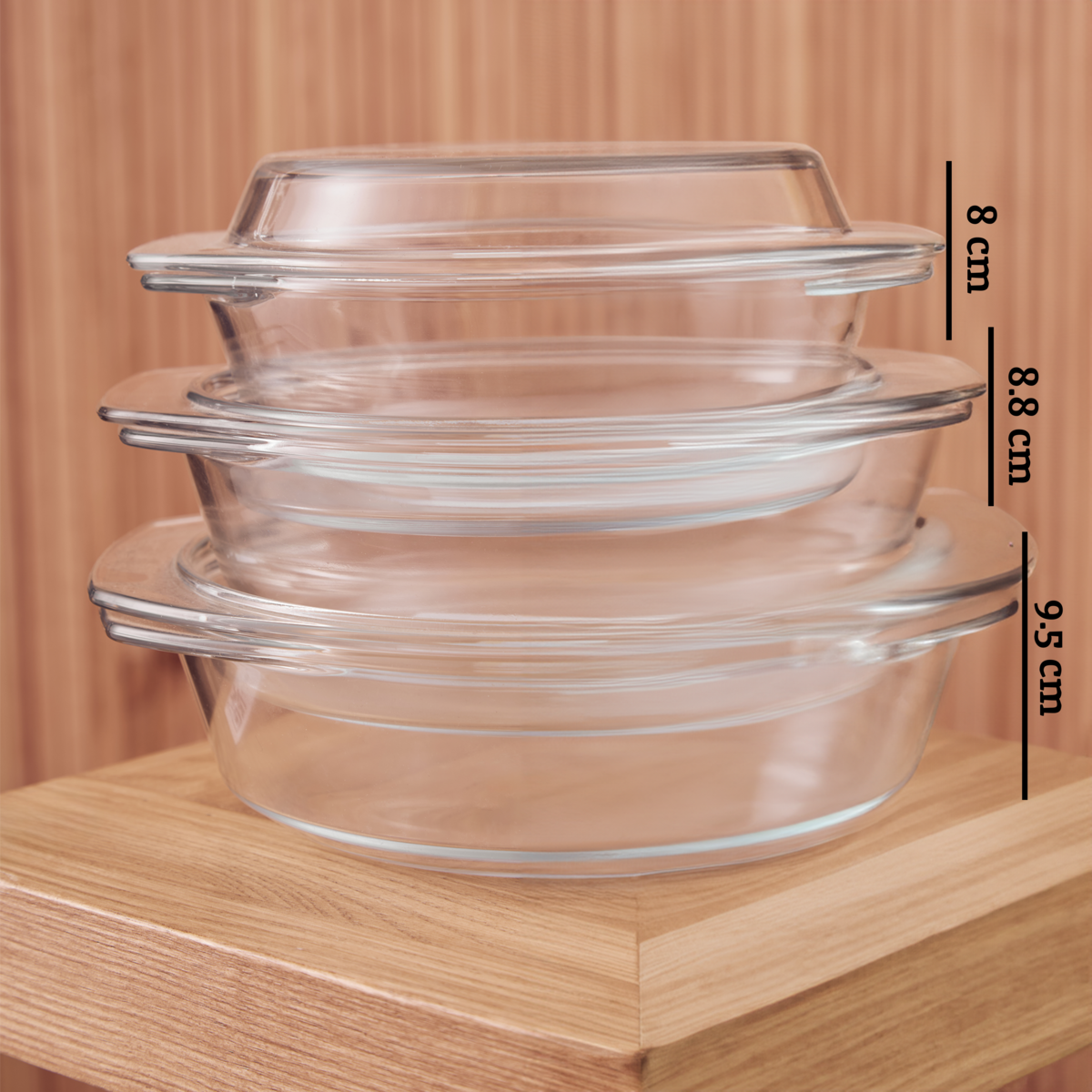 Set of Three Casserole Dishes | Ovenlove