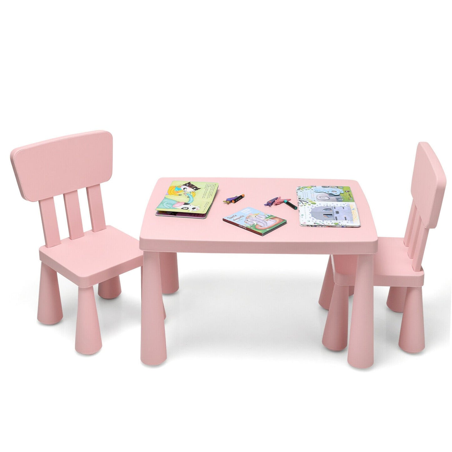 Children's Multi Activity Table and Chair Set-Blue