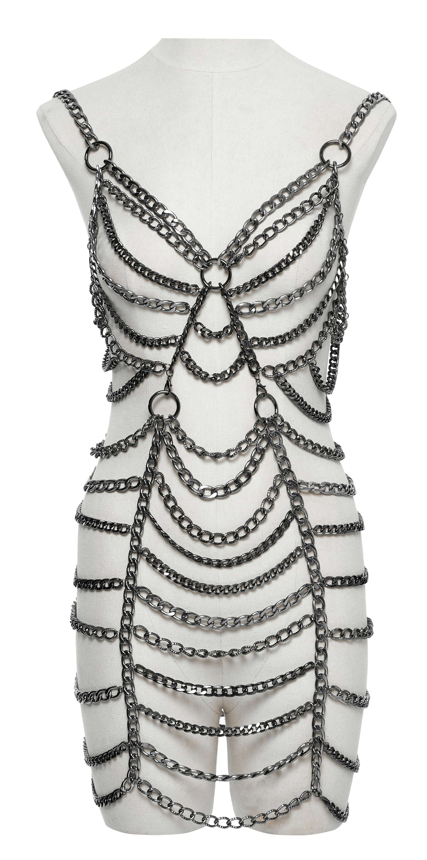 Punk Rave Anslie Metal Chain Dress