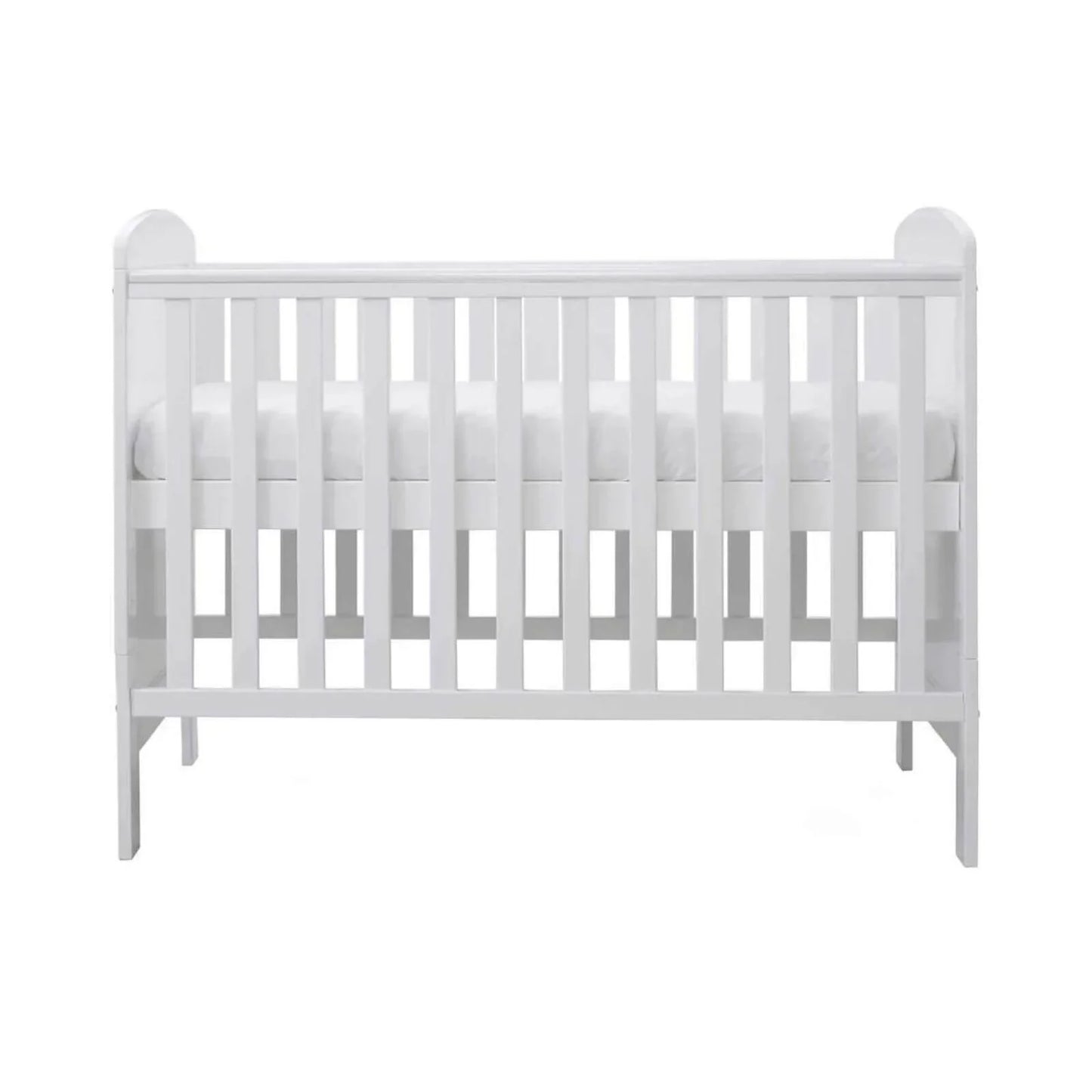Ickle Bubba Coleby Mini Cot Bed White - Without Mattress