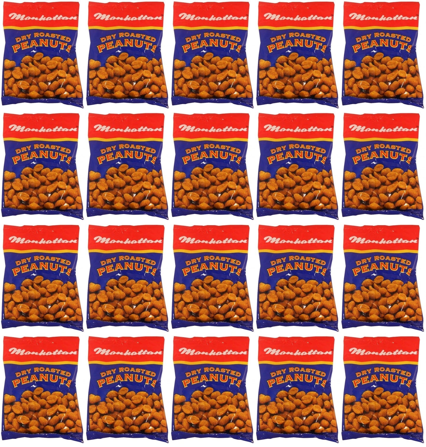 20 x Manhattan Peanut Dry Roast 40g