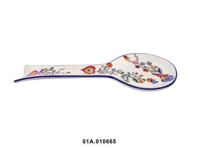 FAIANÇA - SPOON COR GALO NAMORADOS 26X11CM