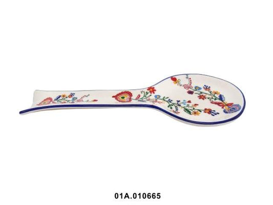 FAIANÇA - SPOON COR GALO NAMORADOS 26X11CM