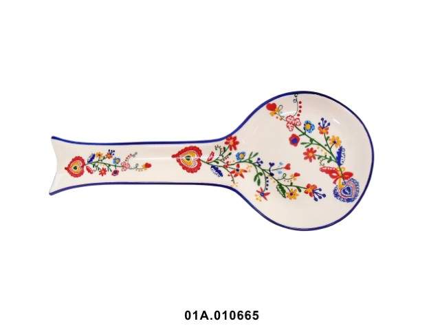 FAIANÇA - SPOON COR GALO NAMORADOS 26X11CM