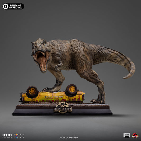 Statue T-Rex Attack - Jurassic Park - Icons - Iron Studios