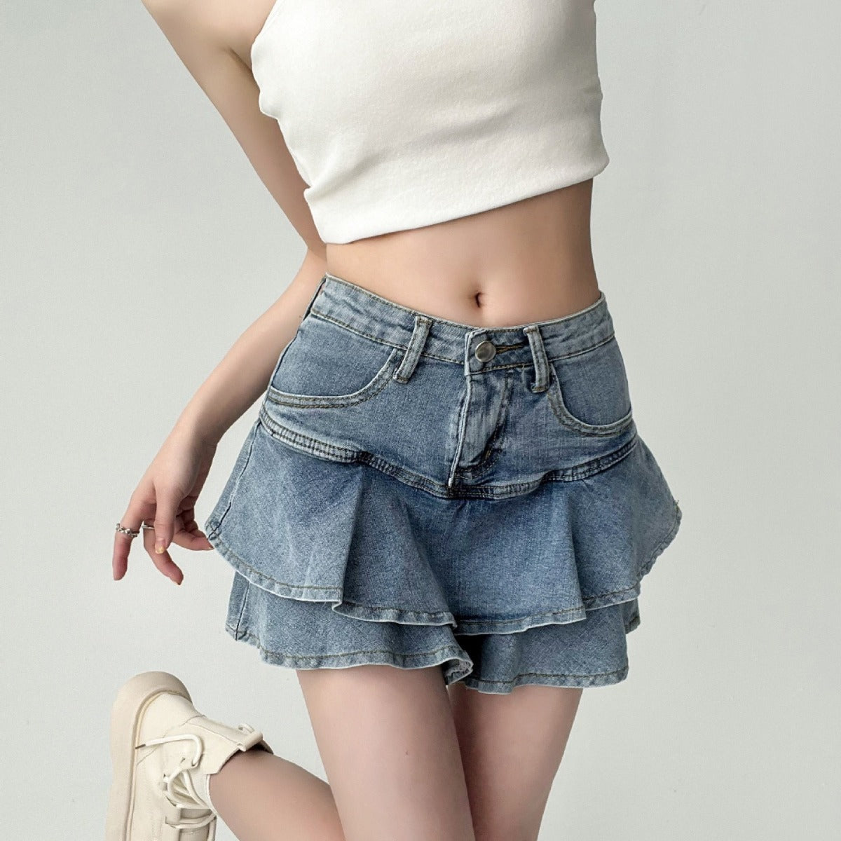 Designer Niche Figure-hugging Hot Girl Mini Skirt
