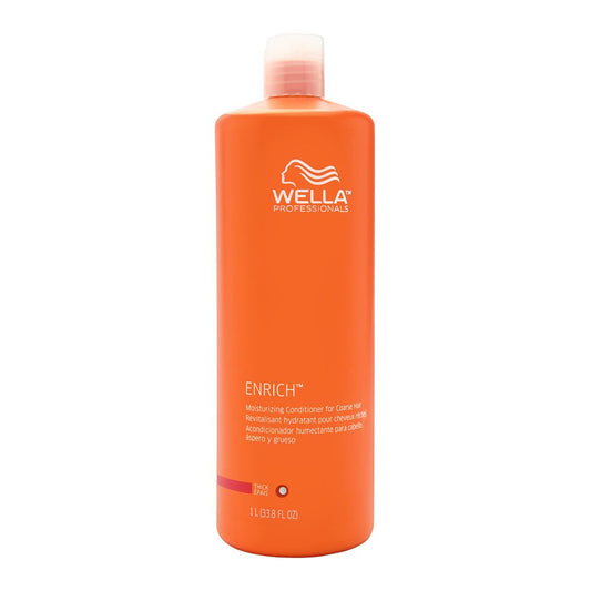 Wella Professional Enrich Conditioner Thick Deeply Nourishing & Strengthening for Thick, Dry, or Damaged Hair 1L/33.81 oz