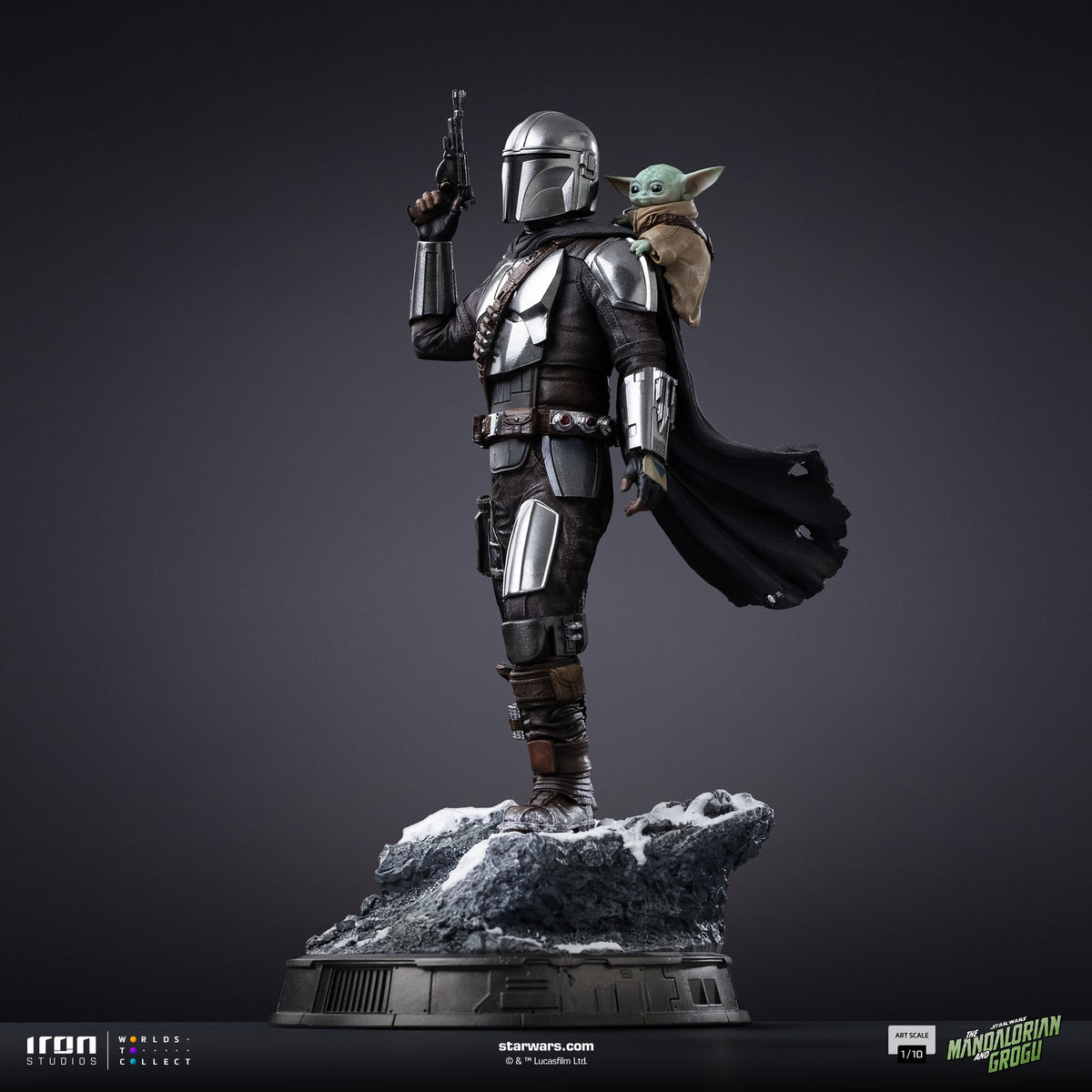 Pre-Order - Statue Mandalorian and Grogu - The Mandalorian and Grogu Movie - Art Scale 1/10 - Iron Studios