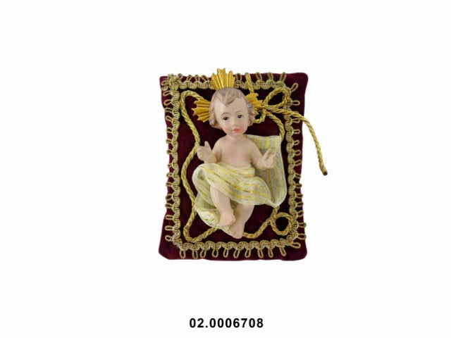 MARFINITE - BABY JESUS LYING DOWN WITH PILLOW 23CM