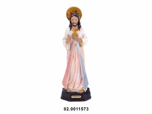 MARFINITE - MERCIFUL JESUS PAINTED RESIN