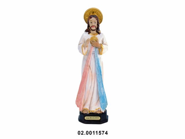 MARFINITE - MERCIFUL JESUS PAINTED RESIN