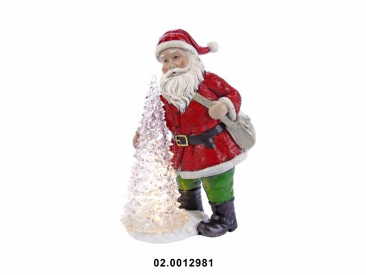 MARFINITE - SANTA CLAUS WITH LED LIGHT CHRISTMAS TREE