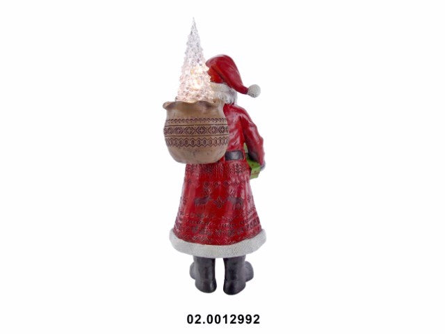 MARFINITE - SANTA CLAUS WITH LED LIGHT CHRISTMAS TREE
