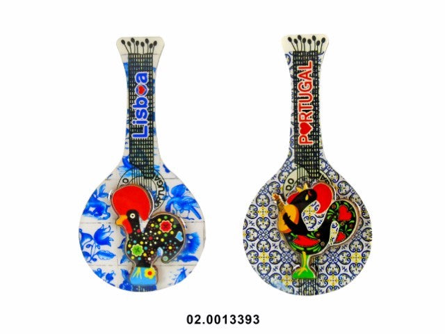 MARFINITE -PLACA GUITARRA C/IMAN "PORTUGAL" 5X9CM (Assorted picking - only 1 will be sent)