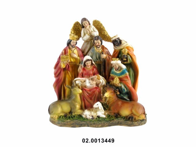 MARFINITE - HOLY FAMILY NATIVITY STATUE 15CM