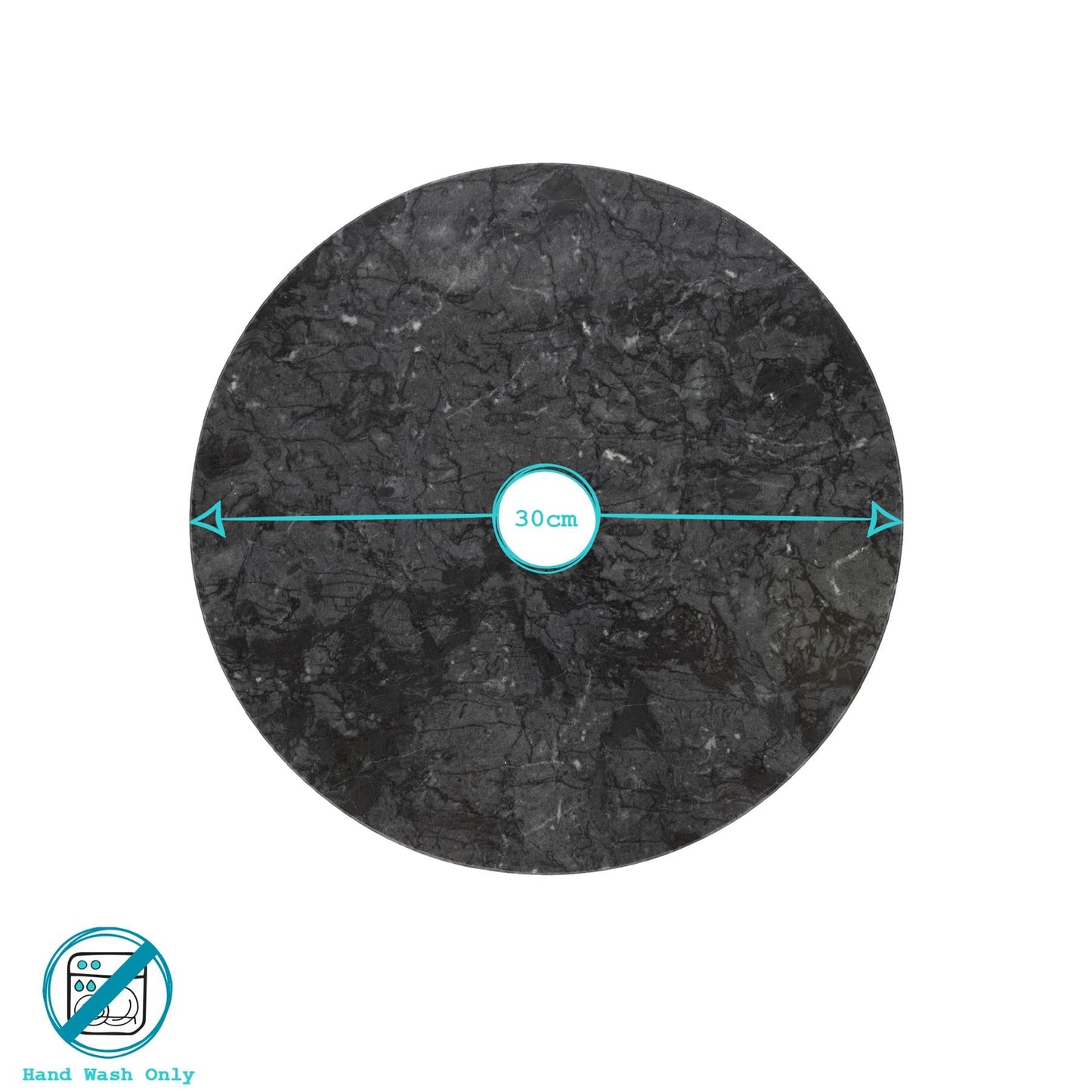 Round Marble Placemat / Chopping Board - 30cm