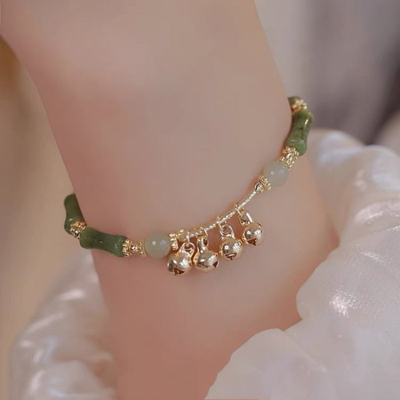 New Chinese Style Bamboo Bell Bracelet Women's Retro