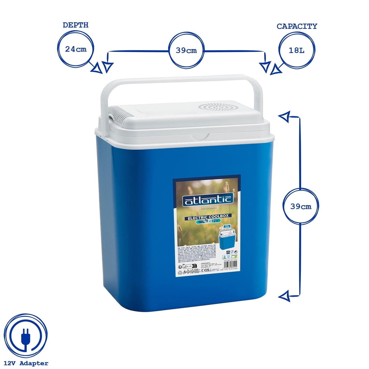 18L 12V Electric Cool Box